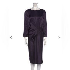 NWT St. John Elegant Purple Women's Dress- size 4